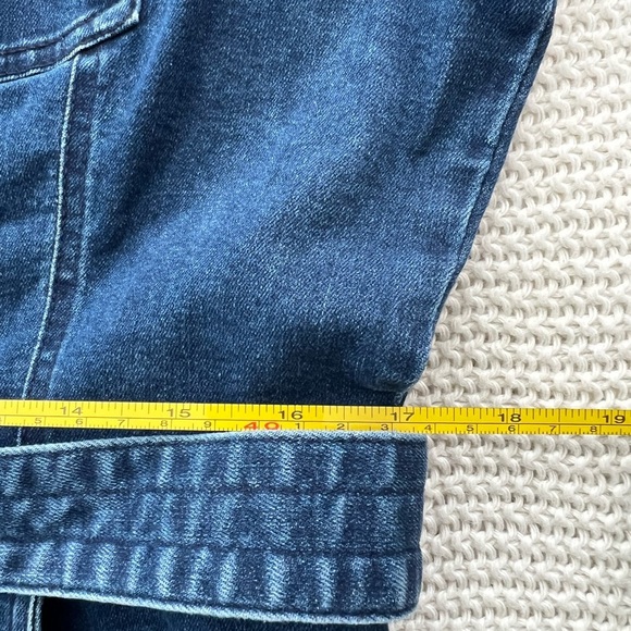 Guess Blue Sheath Dress with Notched Collar and Short Sleeves - Picture 7 of 11